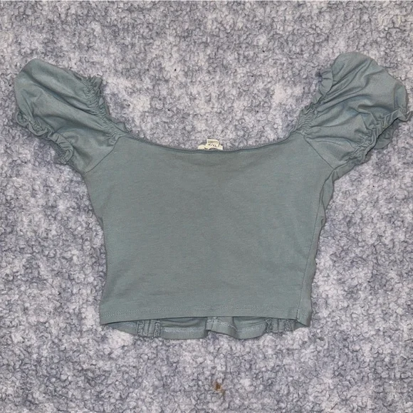 Garage Sage Green Synched Crop Top - Size XS - Picture 5 of 5